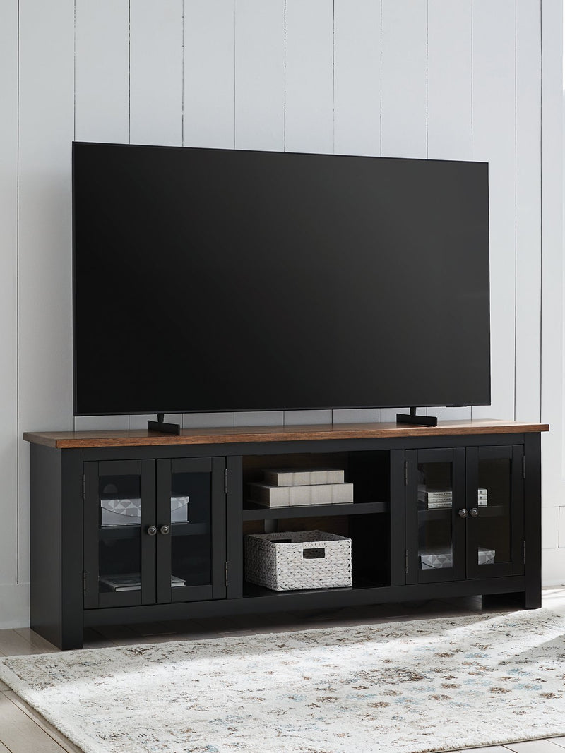 Wildenauer 76" TV Stand with Electric Fireplace